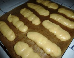 Заварное тесто для пирожных - шаг 8 Заварное тесто для пирожных - шаг 8