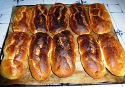 Заварное тесто для пирожных - шаг 9 Заварное тесто для пирожных - шаг 9