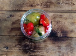 Зеленые помидоры по армянски на зиму - шаг 7