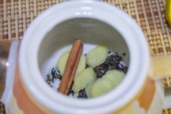 Зеленый чай с имбирем лимоном и медом - шаг 3 Зеленый чай с имбирем лимоном и медом - шаг 3