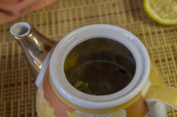 Зеленый чай с имбирем лимоном и медом - шаг 4 Зеленый чай с имбирем лимоном и медом - шаг 4