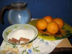 Апельсиновый компот с корицей - шаг 1