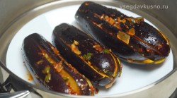 Баклажаны по-корейски с чесноком в соевом соусе - шаг 5