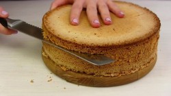 Бисквитный торт Одуванчик со сливочным кремом - шаг 19