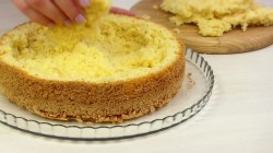 Бисквитный торт Одуванчик со сливочным кремом - шаг 21