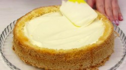 Бисквитный торт Одуванчик со сливочным кремом - шаг 23