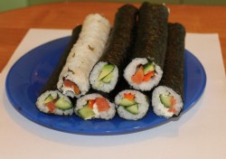 Домашние роллы и нигири суши - шаг 9