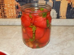 Фаршированные помидоры на зиму - шаг 7 Фаршированные помидоры на зиму - шаг 7