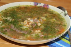 Фасолевый суп на гусе - шаг 6 Фасолевый суп на гусе - шаг 6