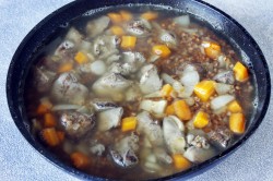 Гречка с куриной печенью - шаг 7