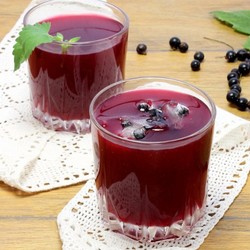 Кисель из черной смородины