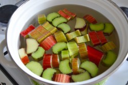 Компот из ревеня с имбирем и лимоном - шаг 3