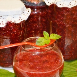 Малина с сахаром с варкой на зиму