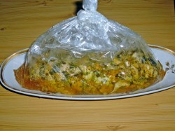 Мраморный рулет из курицы новогодний - шаг 10 Мраморный рулет из курицы новогодний - шаг 10