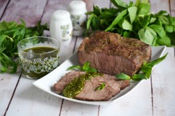 Мятно-базиликовый соус к мясу - шаг 5