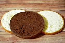 Торт День и Ночь советский со сметанным кремом - шаг 11