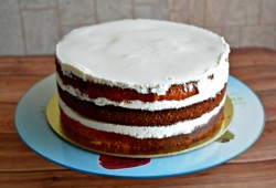 Торт День и Ночь советский со сметанным кремом - шаг 12