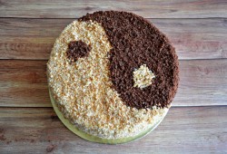 Торт День и Ночь советский со сметанным кремом - шаг 13