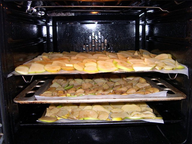 Как засушить яблоки