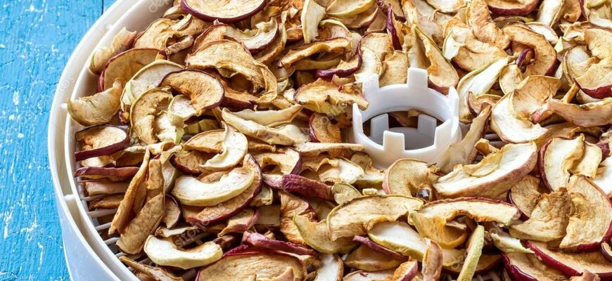 Как засушить яблоки