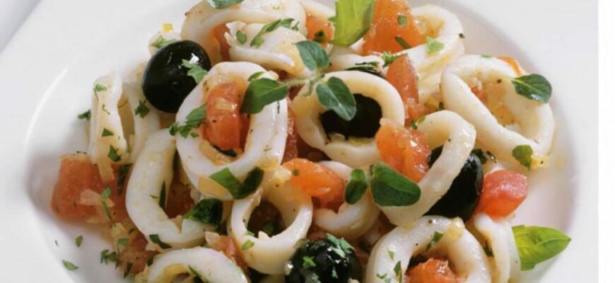 Наилучшие сочетания кальмаров с продуктами