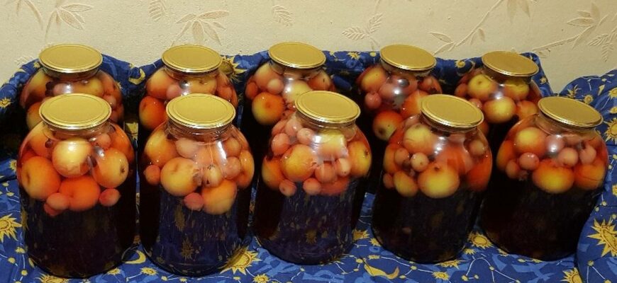 Какие фрукты сочетаются в компоте?